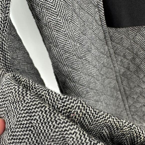 Cabi Herringbone Cotton Quilted Moto Jacket‎ Women's Size Medium FLAWED - Picture 9 of 16